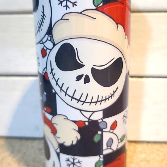 Nightmare Before Christmas Tumbler - Jack w Santa Hat NWT - Picture 4 of 4